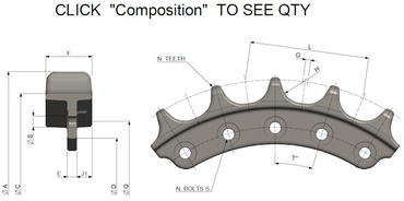 KM1285 Juego de segmentos D375