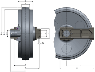 CR5732 Idler GRP 320/323/325/318/315